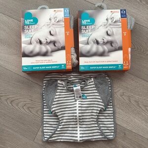 BUNDLE of 3  - Love to Dream Swaddle and 2 Sleep Suits